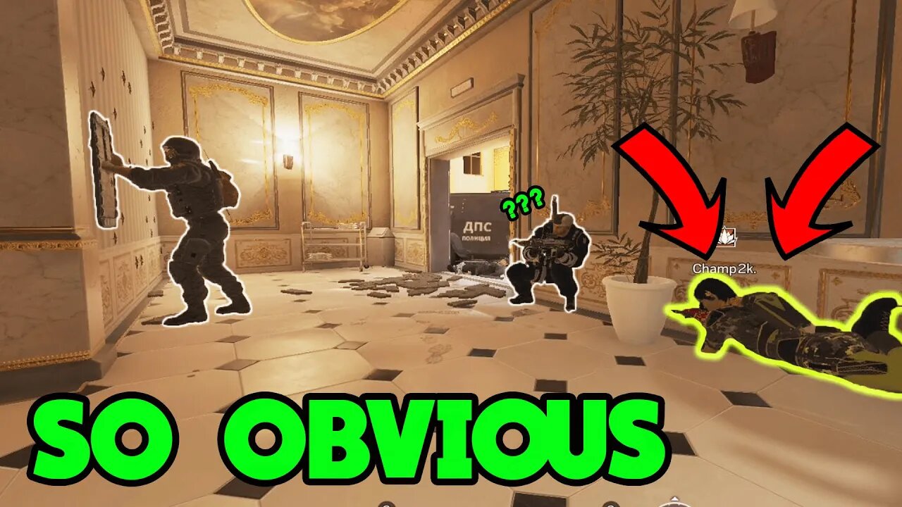 The 2000 IQ Hiding Spot - Rainbow Six Siege Gameplay