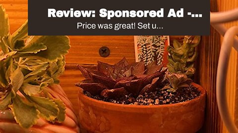 Review: Sponsored Ad - DOMMIA Grow Lights for Indoor Plants, 20W Full Spectrum LED Grow Light w...