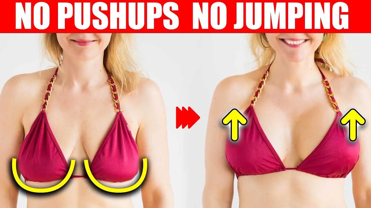 1 Week Breast Lift Bodyweight Workout [No Pushup No Jumping]