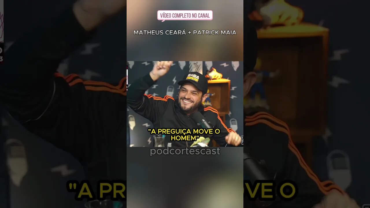 "A PREGUIÇA MOVE O HOMEM" #matheusceara #matheusceará #patrickmaia #comediante #humorista