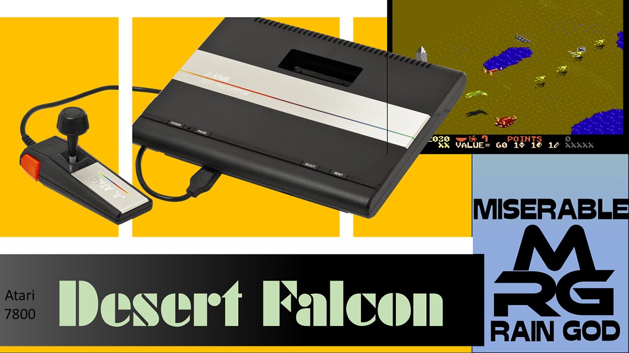 MRGPlays Desert Falcon (Atari 7800) -- Retro Let’s Play and Reminiscence