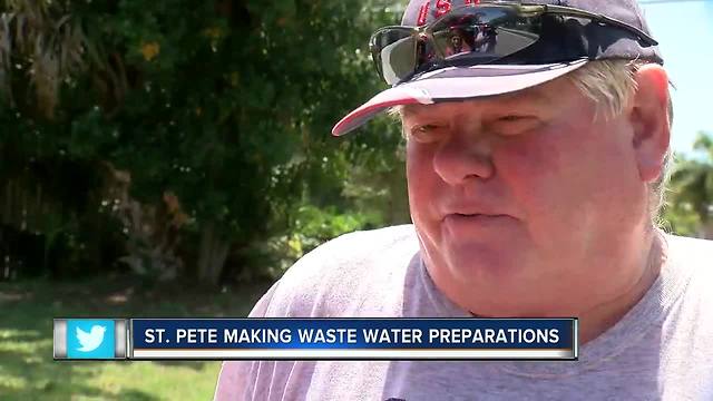 St. Pete prepares sewage plants for wet weekend ahead