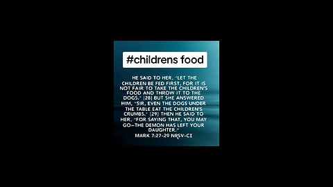 childrens food #bibleverseoftheday♥️💚💙💜🧡💛 #bibleverse #biblia #biblebuild
