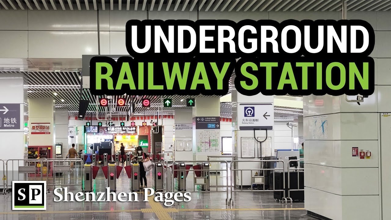 We Walked Through An Empty Underground Railway Station