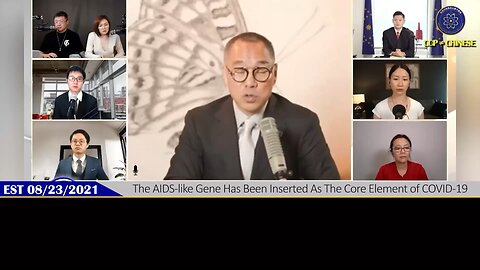 Live Broadcast with English Dubbing 新冠病毒核心元素是艾滋病某个基因被植入！