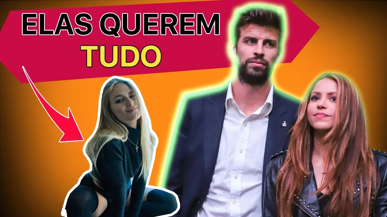 PIQUÉ, SHAKIRA, NAMORADAS E SUAS EXIGÊNCIAS SURREAIS #shorts