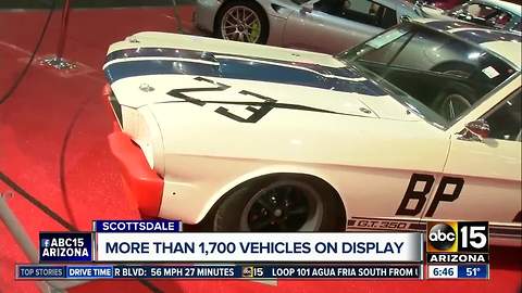 More than 1,700 vehicles on display at Barrett Jackson