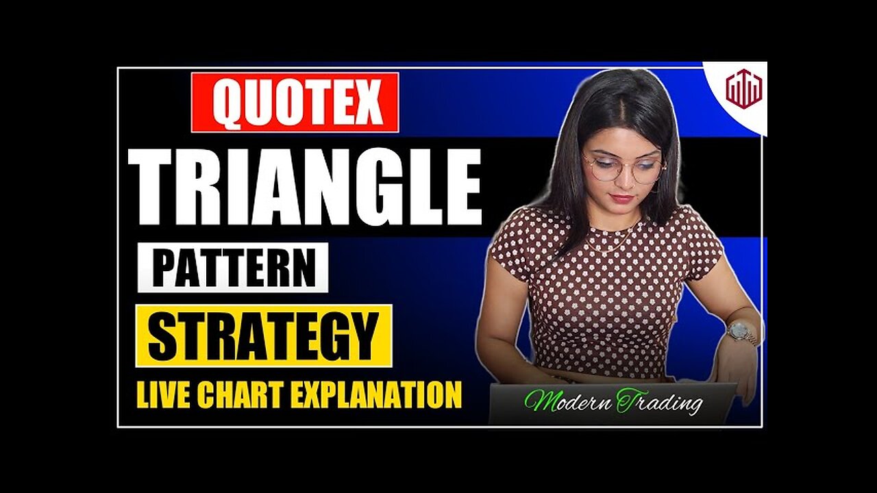 Workfull Stretegy 'TRIANGLE PATTERNS' on live trading charts 🤑