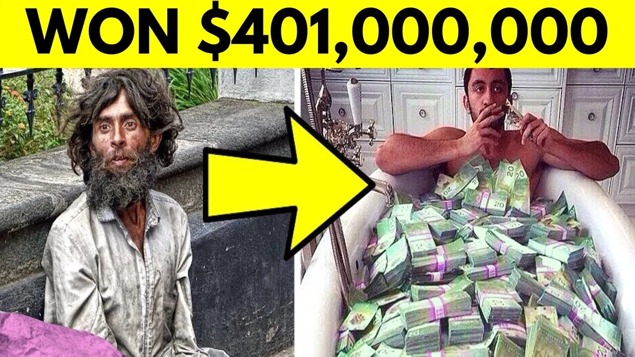 HOMELESS People Who WON The Lottery JACKPOT