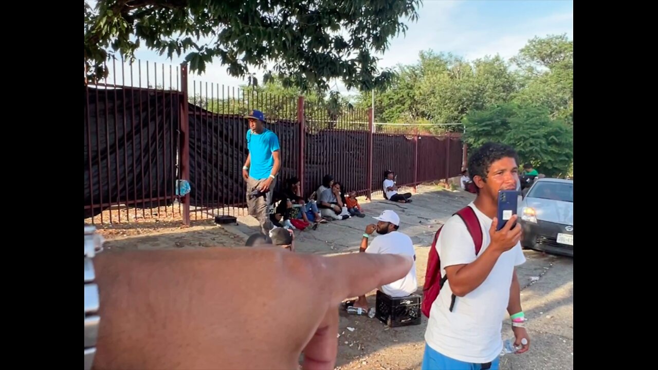 Tons of homeless illegal aliens hanging around the streets of San Antonio