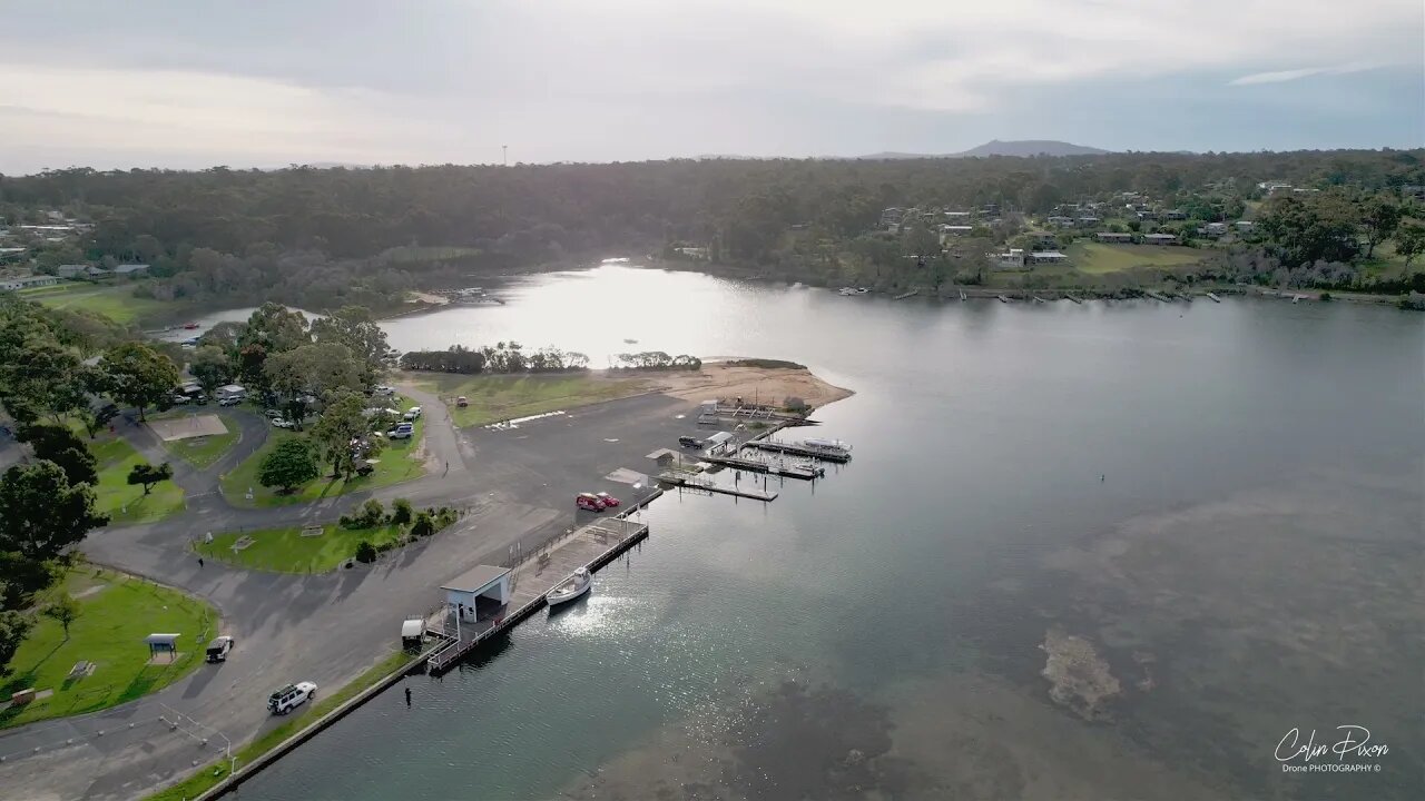 Mallacoota Foreshore Park 11 November 2021, new path progressing