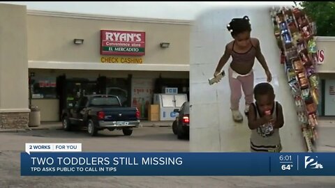 Search continues for two missing toddlers