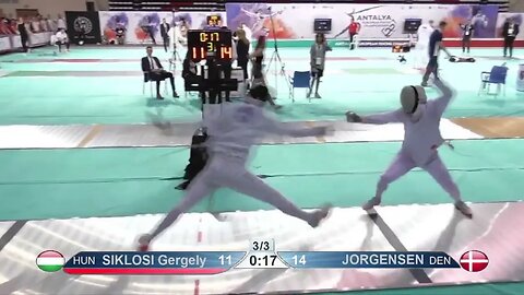 Epee Fencing - Like a wave! | Siklosi G vs Jorgensen