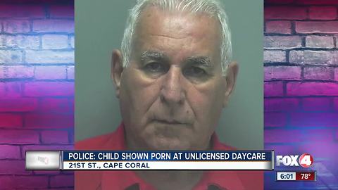 Police: Child shown porn at unlicensed daycare