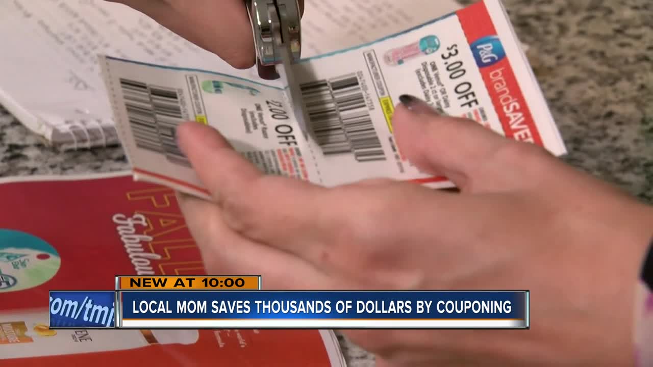 Local mom saves thousands a year by clipping coupons