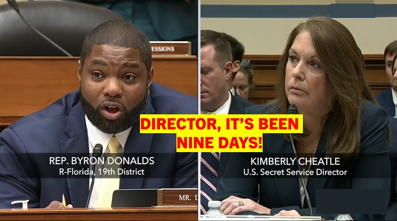 Rep. Byron Donalds (D-FL): Director, It's Been Nine Days!