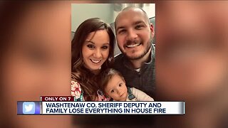 Washtenaw County Deputy loses home and possessions in house fire