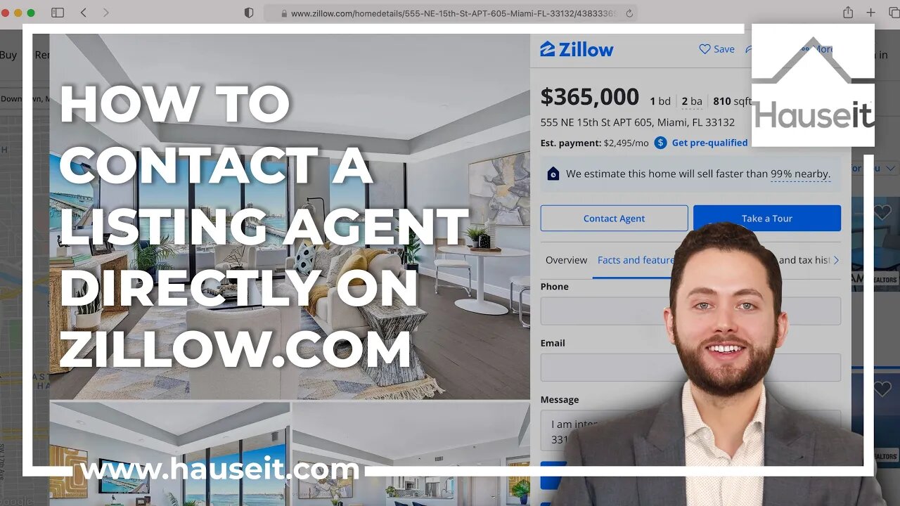 How to Contact a Listing Agent Directly on Zillow
