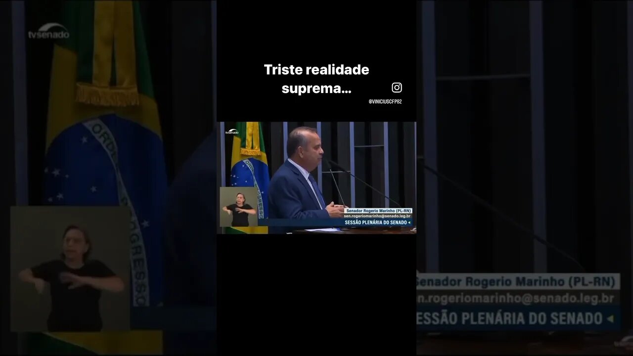 Triste realidade suprema…