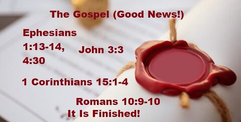 The Gospel. The Good News That Jesus Christ Saves. He is Returning Soon. Are you Ready to Meet Him?