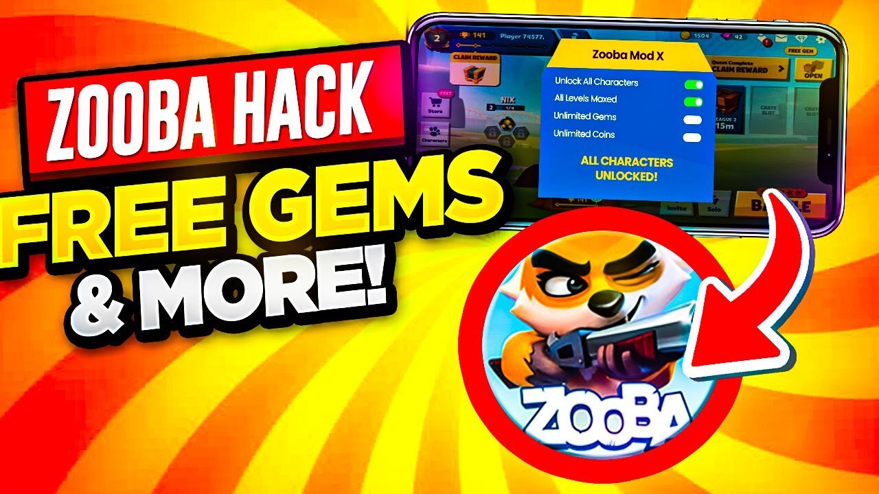 How to Get Zooba Free Gems 💰 Get Unlimited Free Gems with this Zooba Hack! 🔥