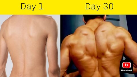 Massive Back workout 5 exercises to build your back