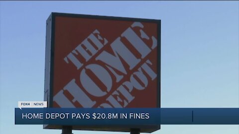 Home Depot fined