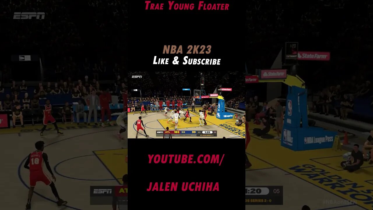 Trae Young Floater #2023 #nba #2k23 #trae young #jalen uchiha #shorts