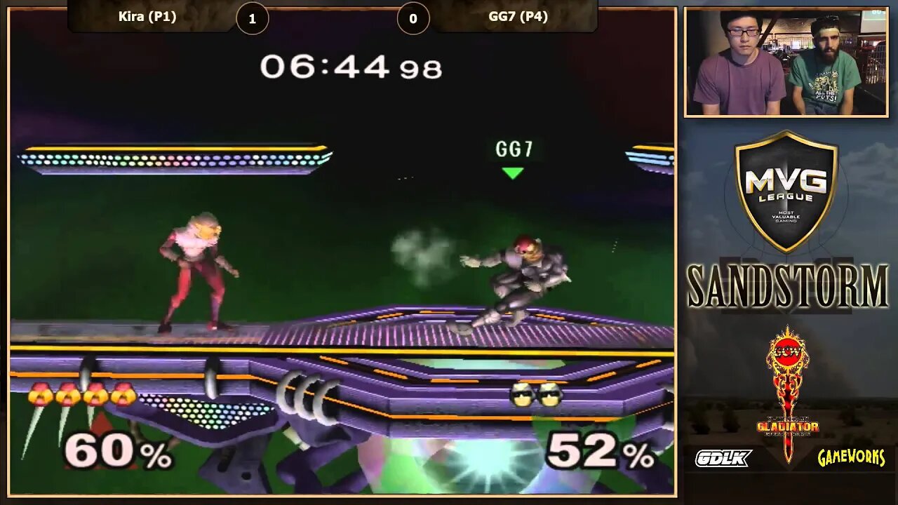 MVG Sandstorm: Singles W2 - Kira (Sheik) vs. GG7 (C. Falcon)