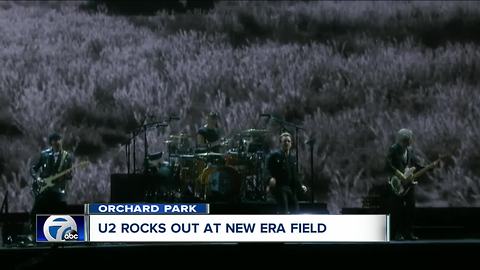 U2 rocks New Era Field