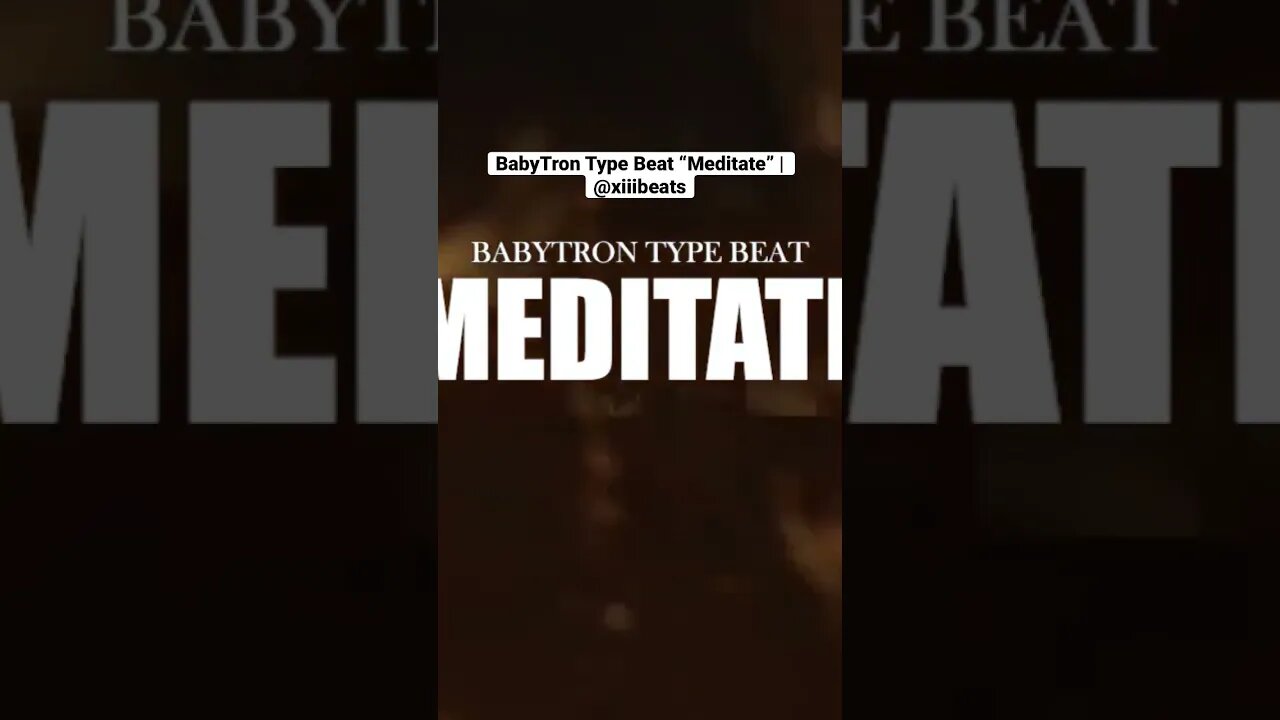 BabyTron Type Beat “Meditate” | @xiiibeats #flinttypebeat #babytrontypebeat #babytron