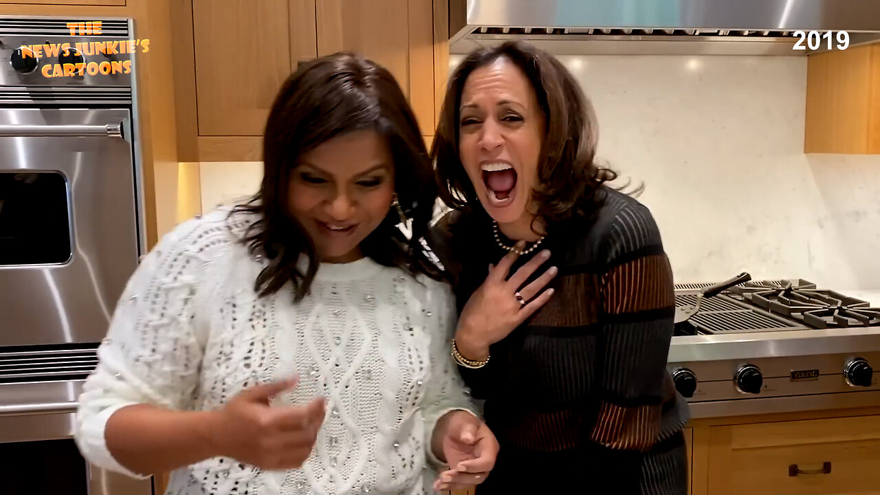 Indian actress to Kamala: "What we're gonna cook today is an Indian recipe bc you are Indian, yes?" Kamala: "Yes! Yes!" "People at the supermarket like, Kamala Harris is Indian. So we're both Indian." Yes!