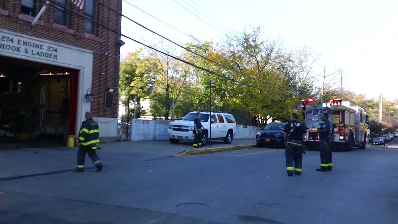 FDNY Engine 274 Returning to Quarters