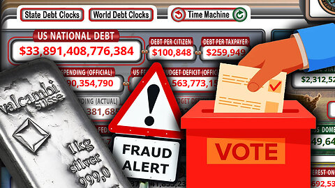 Debt Clock Secret Revealed! Ballot Derivatives And SILVER!