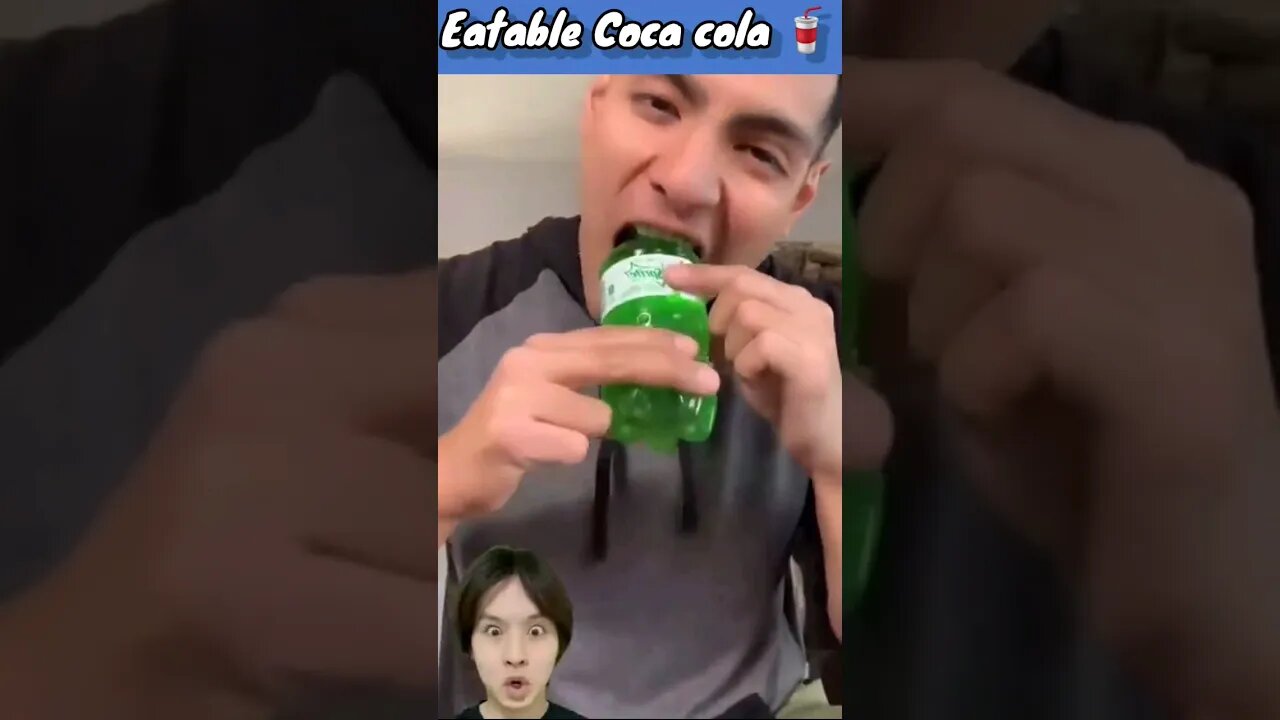 Eatable Coca Cola 😍😍 | #shorts #coke #youtubeshorts