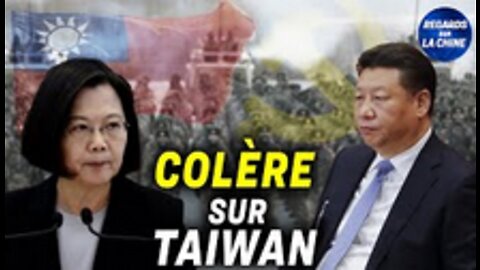 Détroit de Taïwan la lutte continue ; Shanghai Les clients d'un IKEA fuient un confinement