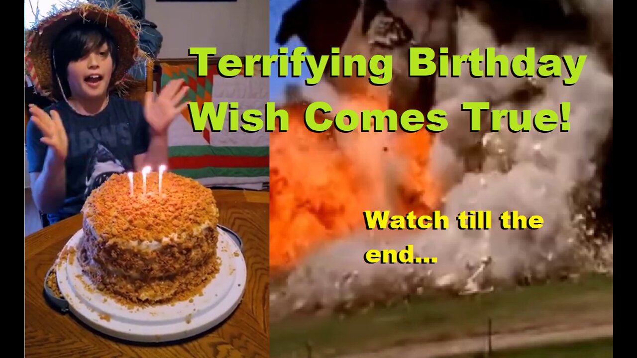 Terrifying Birthday Wish Comes True! Watch till the end...