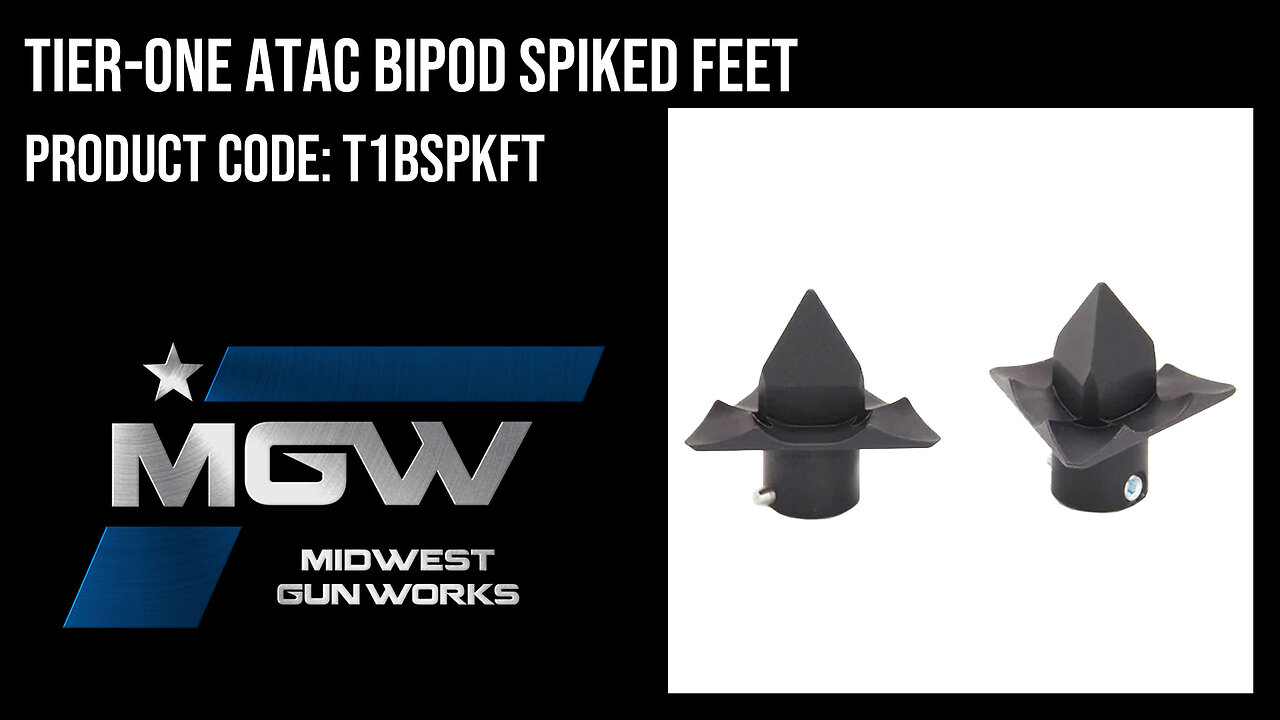 Tier-One ATAC Bipod Spiked Feet - T1BSPKFT