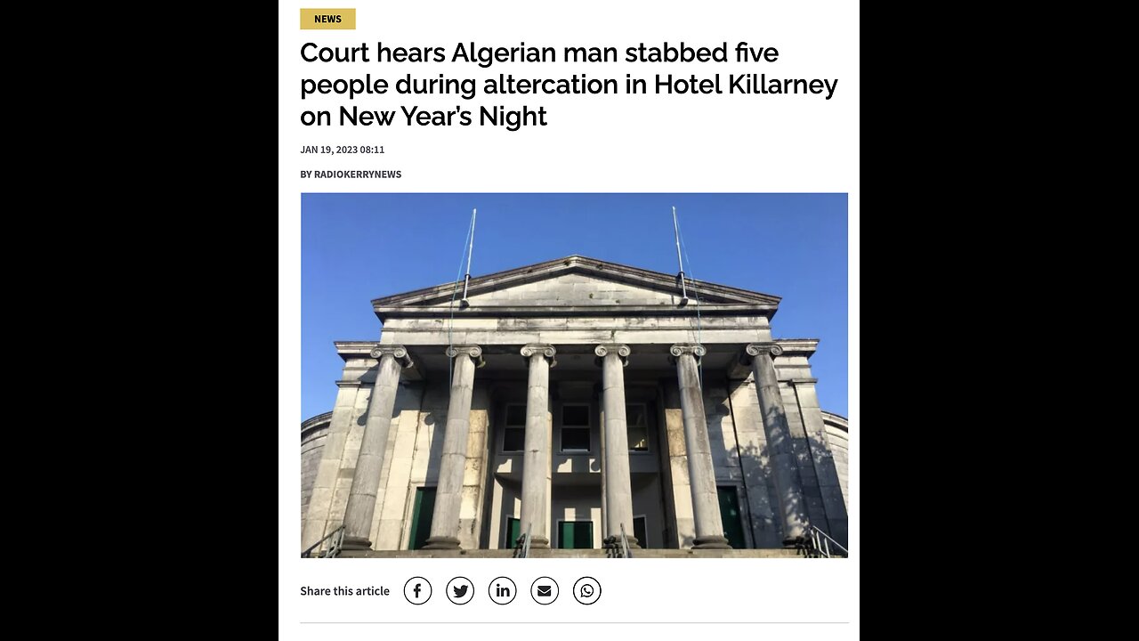 The Year in Review: 'Random' Attacks by Algerians in Ireland