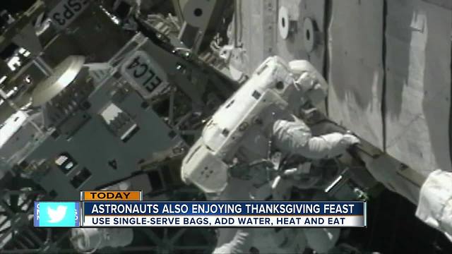 Happy Thanksgiving to the astronauts celebrating in space