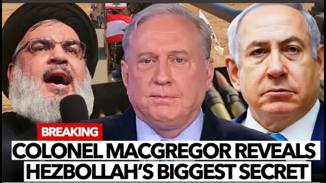 Douglas MacGregor REVEALS Details Of SHOCKING Lebanese SECRET; This Is Huge!