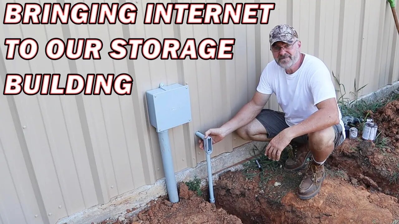 Bringing internet to our storage building