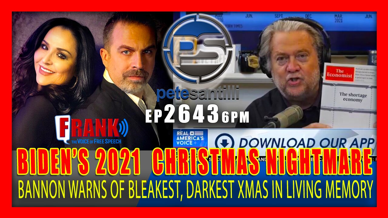 EP 2543-6PM 'Bleakest, Darkest Christmas in Living Memory': Bannon Sounds The Alarm!