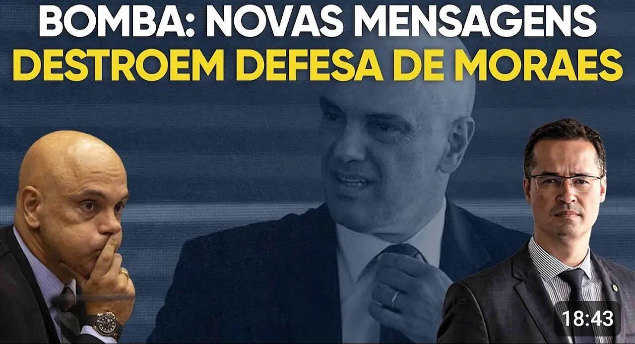 Bomba: novas mensagens vazadas destroem a defesa de Alexandre de Moraes