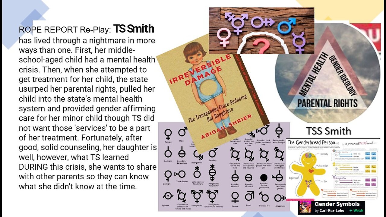 ROPE Report Replay - TS Smith; Pushing Back Against Gender-Affirming Care