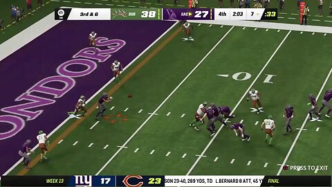 TDFL Football [Season 10/Week 13]: Dublin (2-9) @ Sacramento (8-3)