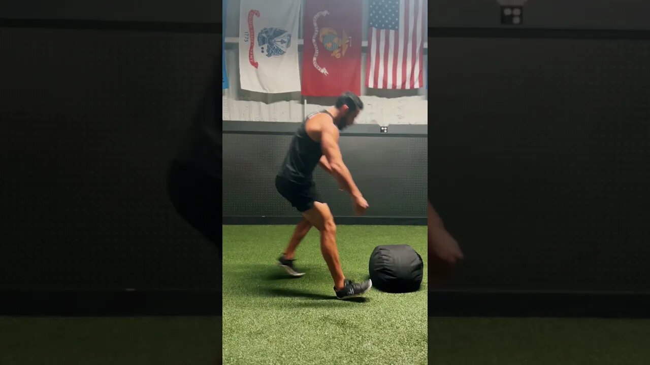 Sandbag Overhead Toss - 150 lbs #shorts