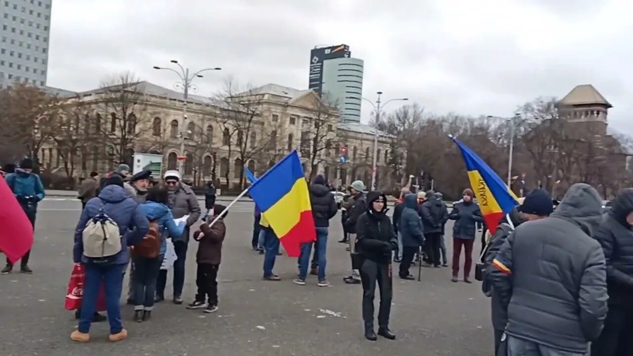 ☮️ Miting pentru pace, Piața Victoriei 24 Ian 2023