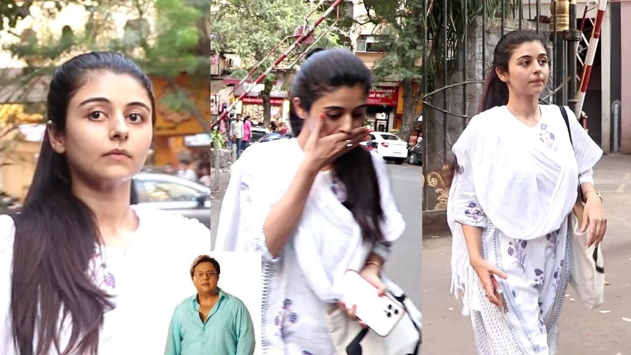 Hero Gayab Mode On Fame Yesha Rughani Mournful Arrive To Pay Last Respect At Nitesh Pandey FuneraI