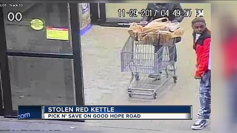 Salvation Army Red Kettle stolen from Milwaukee grocery store